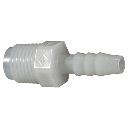 Midwest Fastener Corp. 1/4" x 1/4MIP Nylon Plastic Hose Barbs 8PK 66484